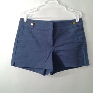 3/$18 LOFT Shorts Stretch Dark Blue Black Pockets Stitched Closed